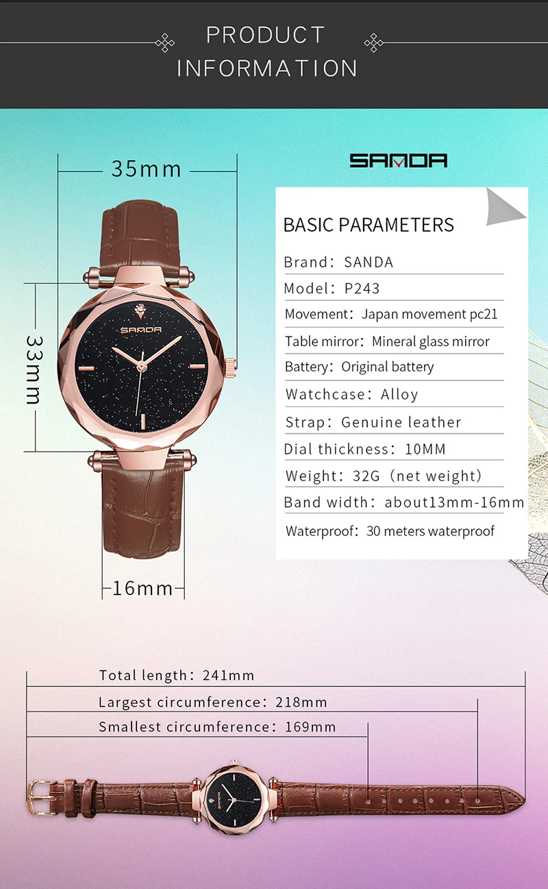 Женские часы нового 2020 года уникальный дизайн зеркал часов красные розовые белые