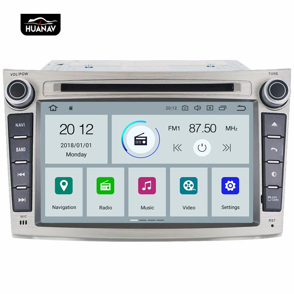 Автомобильный DVD-проигрыватель DSP навигация GPS Android 9 для Subaru Outback 2009-2014