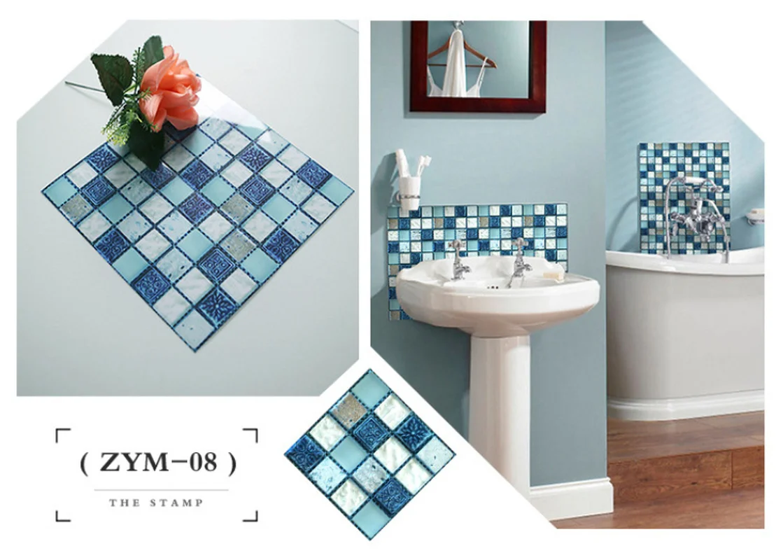 Самоклеящаяся плитка для пола наклейка на стену 20 шт. наклейки кухни ванной