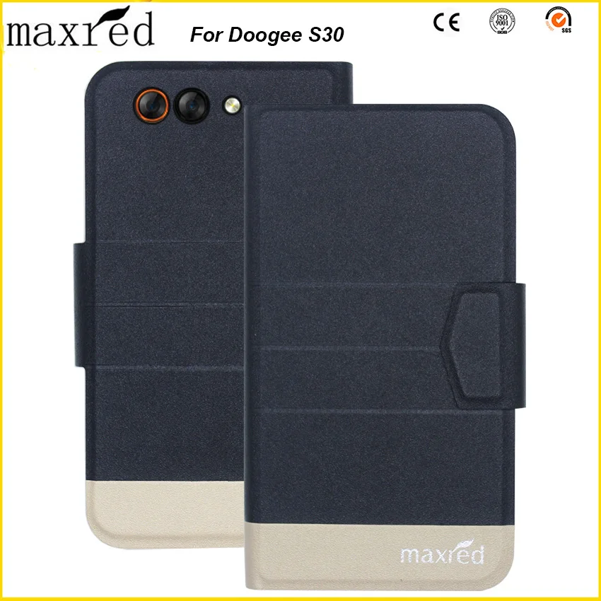 Максимум 5 цветов оригинал! Чехол Doogee S30 высококачественный откидной
