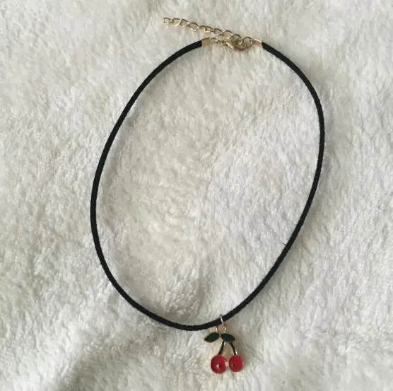 Ожерелья чокеры из черной кожи и бархата в стиле панк na247 ожерелье до ключиц с