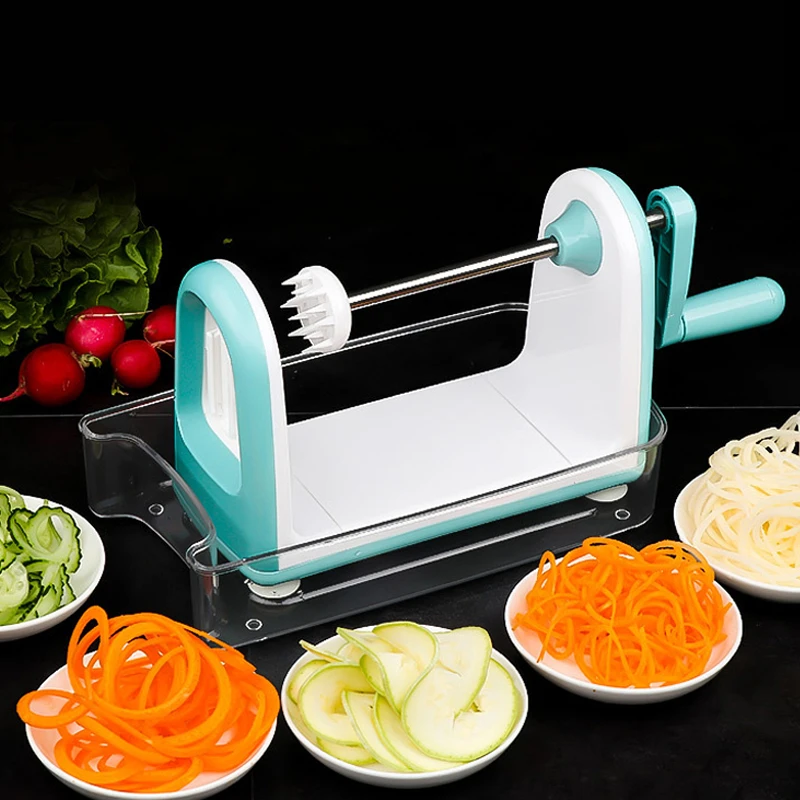 ACEBON 4 шт. Лезвия Многофункциональный Овощной Spiralizer Руководство спираль нержавеющая сталь лезвие измельчитель для фруктов Salsa картофеля