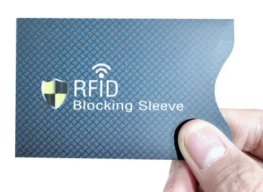 HJKL Анти Rfid кошелек Блокировка ридер замок банк держатель для карт Id банковский чехол для карт Защита металлический кредитный держатель для карт Алюминиевая сумка - Цвет: 5.8X8.8 B