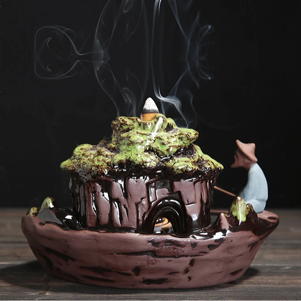 Новинка 2019 креативный обратного потока благовония Большая горелка для украшения