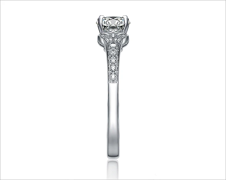 Кольцо из серебра 2013 пробы с бриллиантами 1 карат|silver luggage|silver coatingsilver platform evening shoes