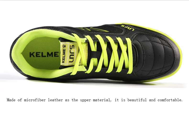 KELME Futzalki домашние футбольные бутсы для мужчин сверхтонкие дышащие мужские футбольные бутсы chaussure 68831128