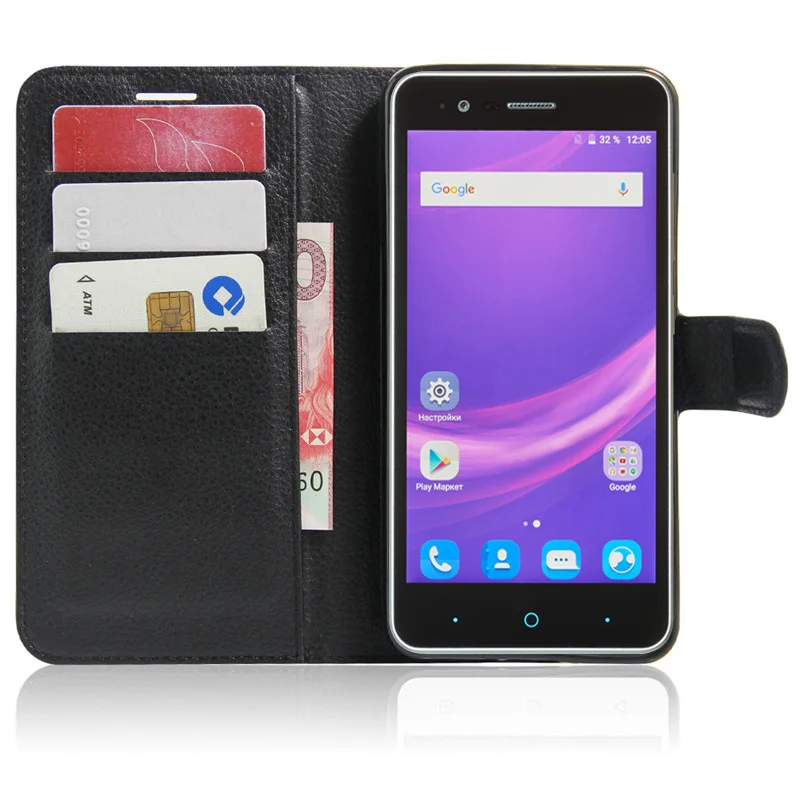 Роскошный чехол для ZTE A510 Обложка на заднюю панель из искусственной кожи Blade A 510