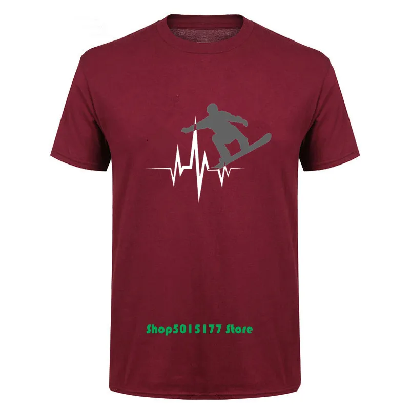 Новейшая летняя зимняя мужская забавная футболка Heartbeats уникальный подарок