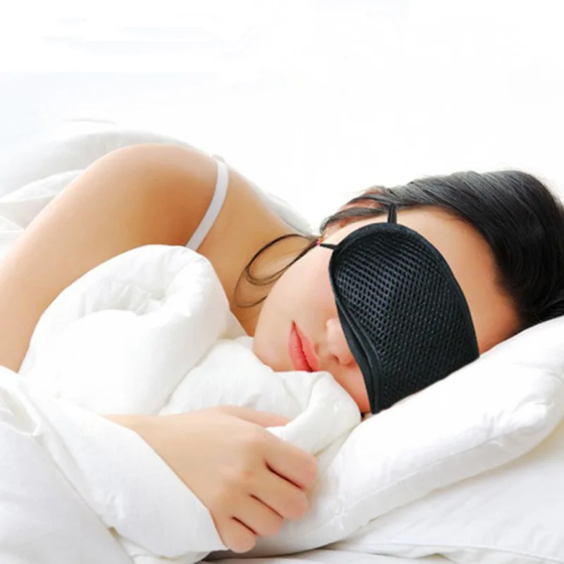 1pc Eye Mask Бамбуковая угольная маска для сна для отдыха в путешествии, регулируемая длина сна, помощь вслепую, повязка на глаза, подарок для мужчин и женщин - Цвет: 1pc Eye Mask