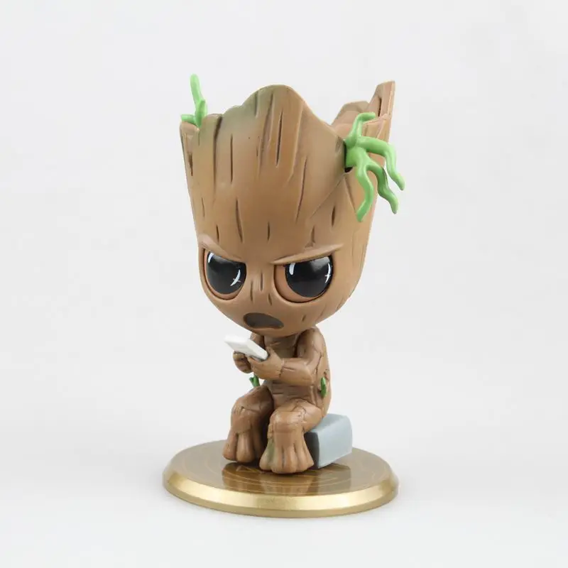 Мини дерево человек ребенок фигурку Galaxy стражи аниме статуэтки Grunt игрушки Nendoroid