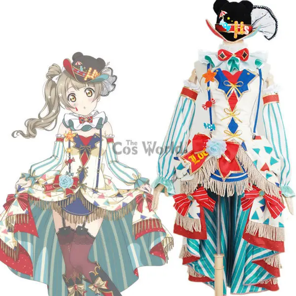 Love Live School Idol Project Minami Kotori нарядное платье в цирк Униформа наряд аниме костюмы для
