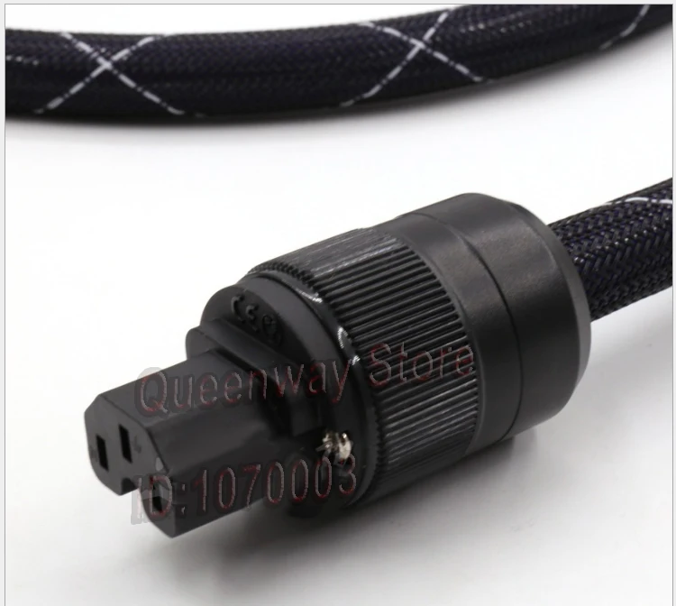 

99.998% Ofc European Standard Power Cable Vacuum Amplifier CD Speaker Power Cable Gold Plated