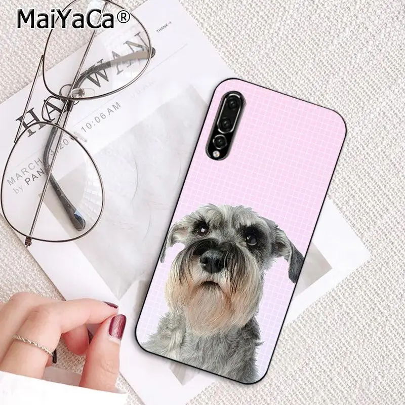 MaiYaCa милые собаки Шнауцер крашеный чехол для телефона для huawei P20Lite P30Pro P Smart Y5 Y6 Honor8A 8C 10i Nova3 Mate20Lite View10 - Цвет: A11