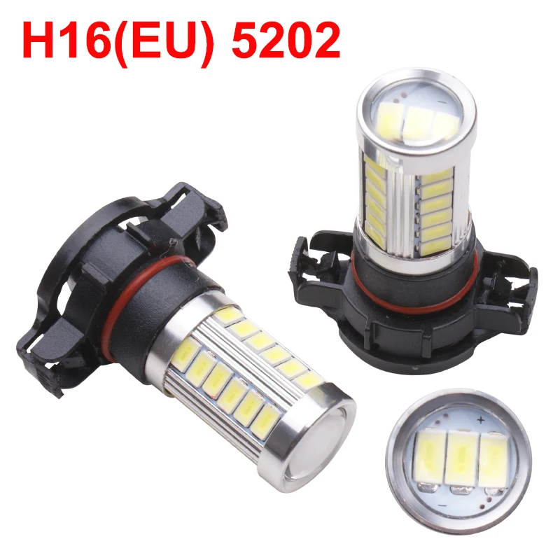 Kevanly 1 шт. автомобильный противотуманный фонарь H8 H11 Led 9005 Hb3 9006 Hb4 H4 H7 1157 P13w H16 5630 33SMD дневные ходовые огни светильник поворот Парковка лампы