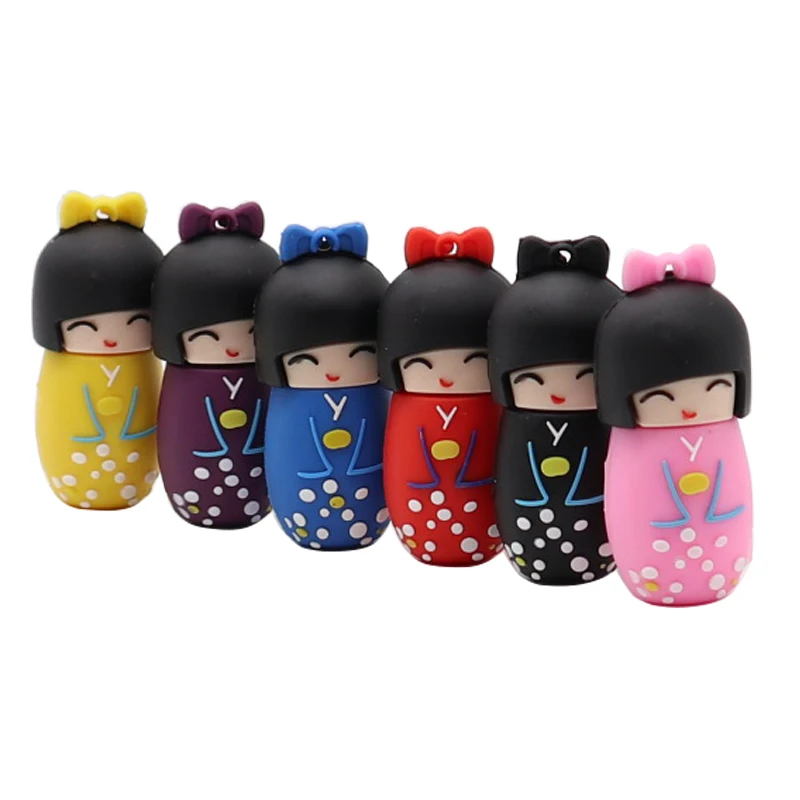 USB флеш-накопитель с героями мультфильмов, японские ручки для девочек, 4 ГБ, 8 ГБ, 16 ГБ, 32 ГБ, 64 г, милый стакан, флешка, карта памяти, креативный usb-флеш-накопитель в подарок