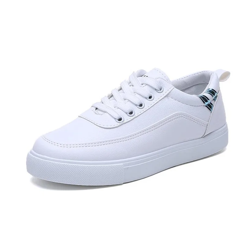 Женские кроссовки на платформе zapatillas mujer Белые Повседневные дышащие с круглым