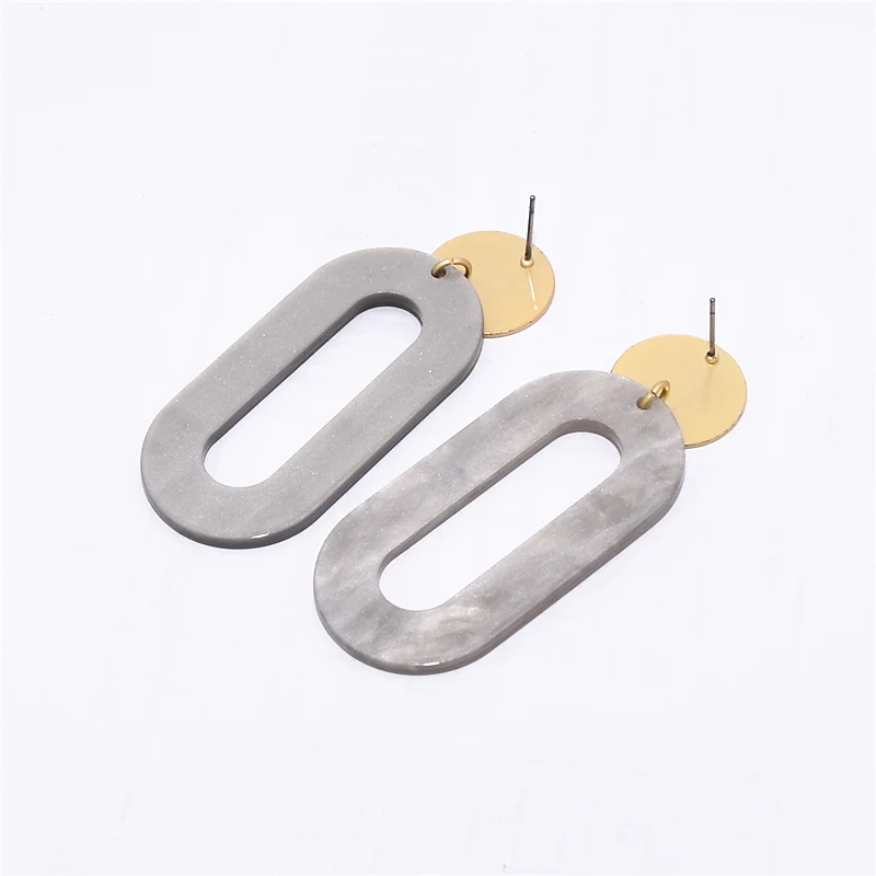 Новые женские модные геометрические круглые серьги Макси массивные полые