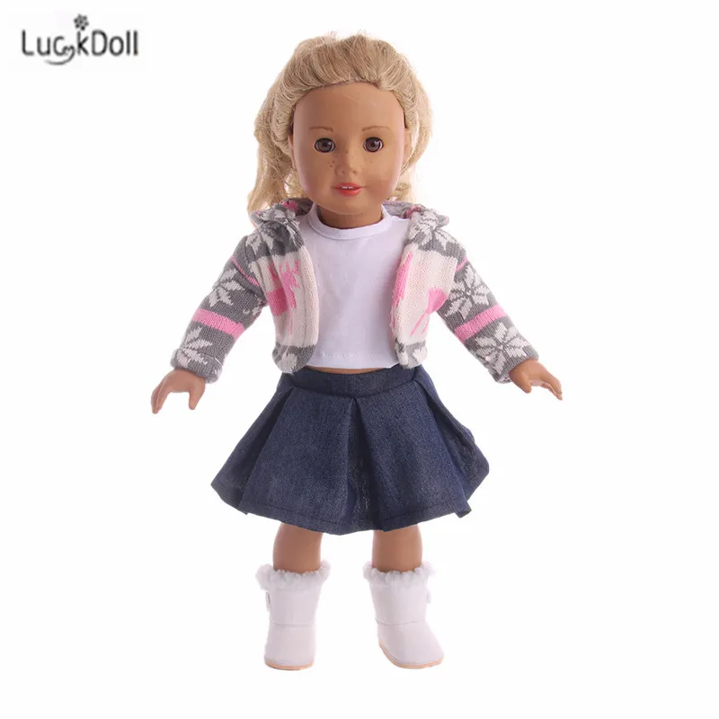 LUCKDOLL/Новый Модный летний свитер высокого качества костюм из трех предметов для