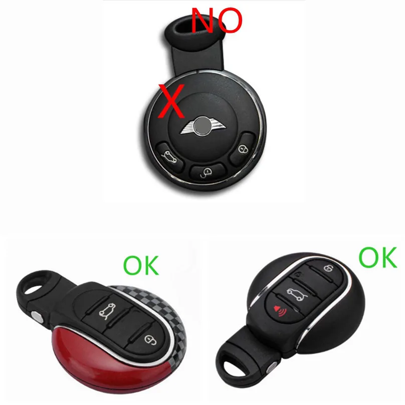 Gift High Quality Luxury Diamond Key Cover Shell For BMW MINI Cooper F56 F55 F54 F60 R55 R56 R59 R60 R61 ONE S Clubman Keychain |