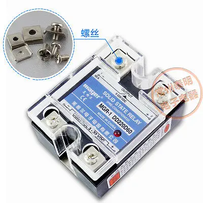 DC-DC 60A Solid State Relay Single-phase SSR 24-220V DC Control 3-32V | Обустройство дома