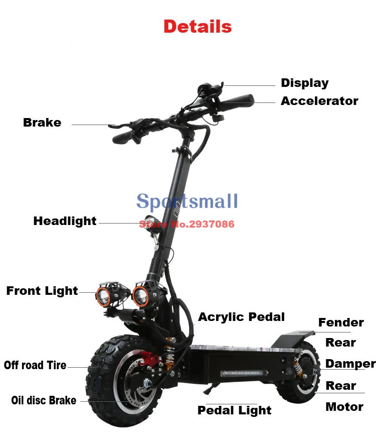 3200 Вт Dualdrive электрический скутер мощный взрослый Ховерборд внедорожный скейтборд Профессиональный электрический Лонгборд 11 дюймов шина