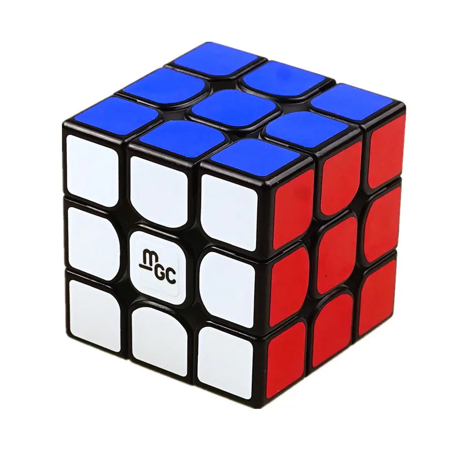 YJ MGC 3x3 кубик рубика Магнитный куб 3x3x3 скоростной Магический Рубика белый стикер