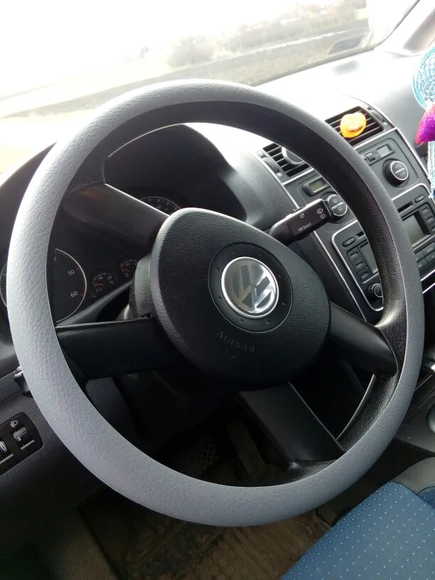 Тюнинг автомобиля чехол на руль для Volkswagen VW T Roc Tiguan 1 2 Allspace Touareg 3 Atlas Golf 5 6 7