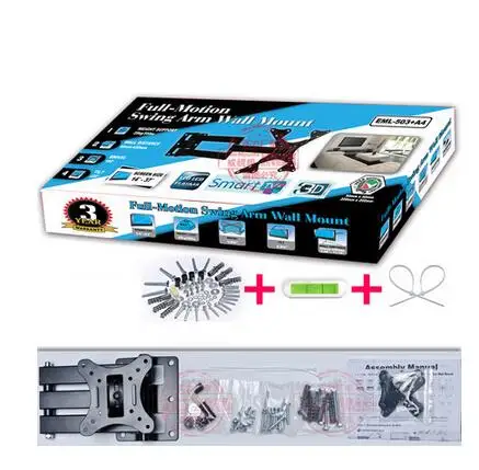 14&quot-37&quot LED LCD TV Wall Mount Rotating Swivel Felexible EML503A4 free shipping | Электроника