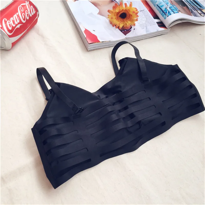 Новый бюстгальтер с пирсингом Pad женщина фитнес сексуальное нижнее бельё для