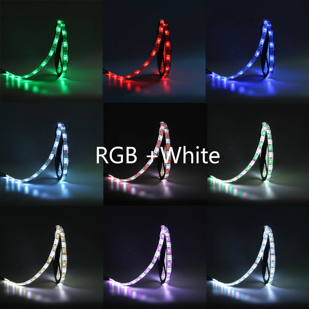 5 м Светодиодная лента 5050, 60 светодиодный s/M, DC 12 В Светодиодная лента 5050 RGB, RGBW, RGBWW Одноцветный шкаф СВЕТОДИОДНЫЙ свет Гибкая полоса