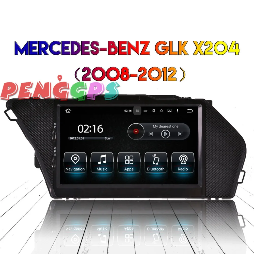 Android 9 0 64G автомобильный радиоприемник стерео GPS головное устройство для Mercedes Benz GLK