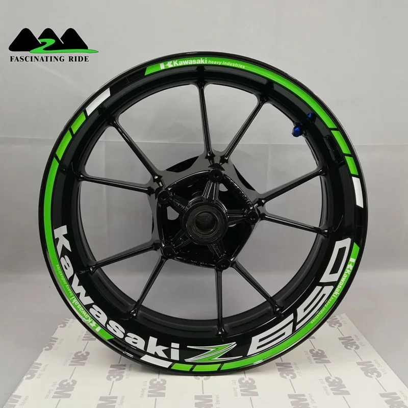 Подходит для Kawasaki Z1000Z900Z800Z650Z250 мотоцикл переоборудование водонепроницаемый и светоотражающий персональный концентратор стикер 17 дюймов ген