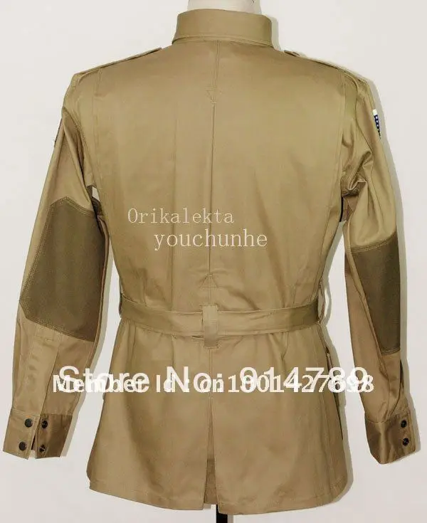WWII США M42 воздушно-десантный комбинезон куртка брюки размеры-45421