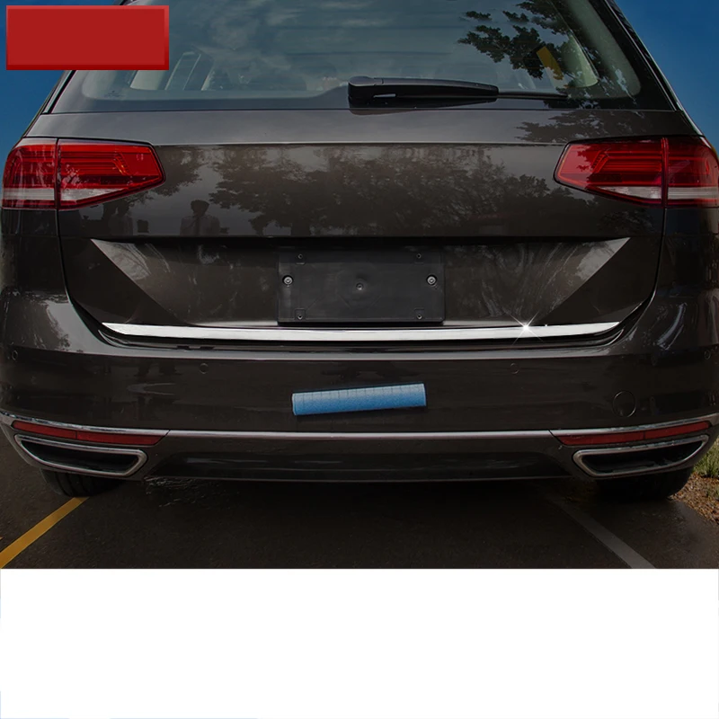 Lsrtw2017 Нержавеющая сталь багажник автомобиля полосы планки для Volkswagen Passat B8 вариант