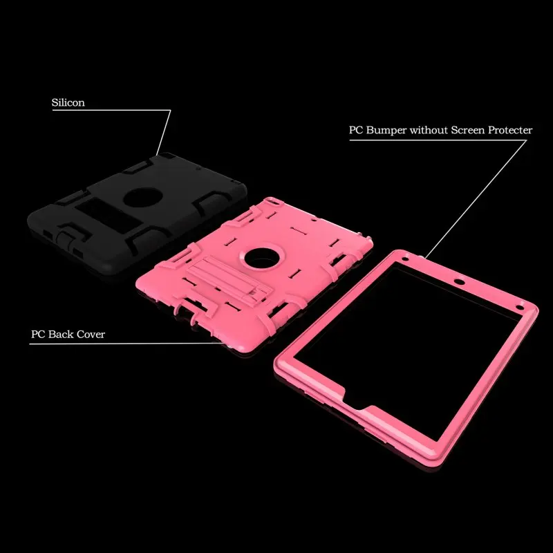 Гибридный бронированный чехол для нового iPad 9 7 &quot2018 полный корпус сверхмощный