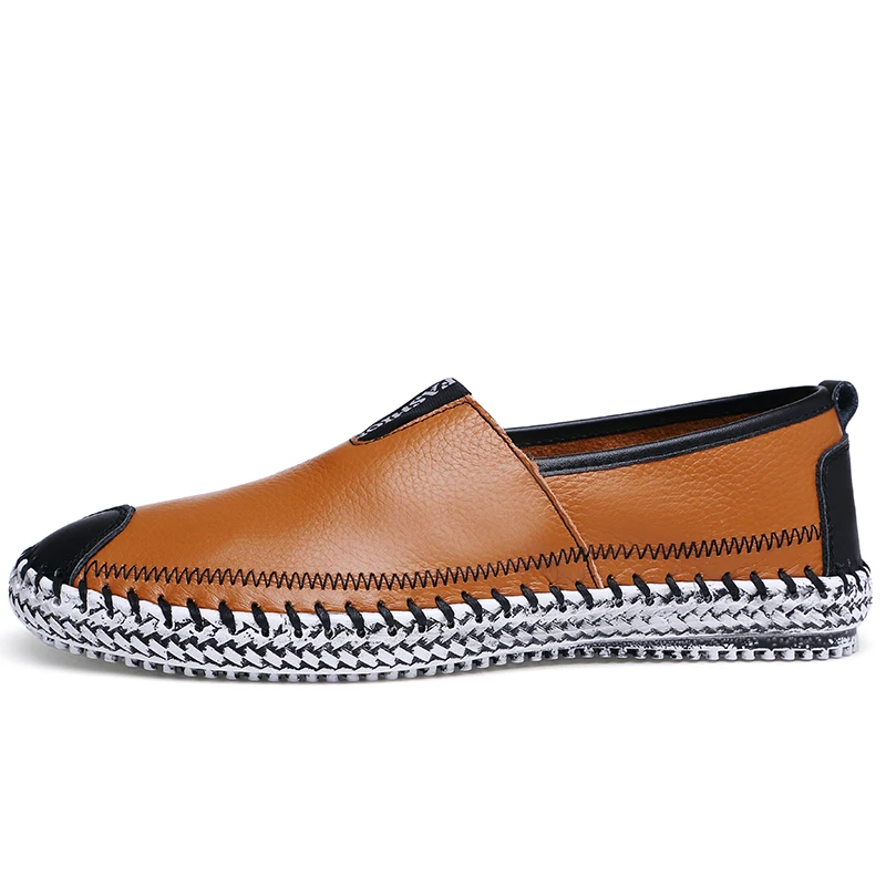 ZUNYU Brand Men Shoes 2018 New Breathable Comfortable Split Leather Loafers Luxury Men's Flats Casual Size 38-48 | Обувь