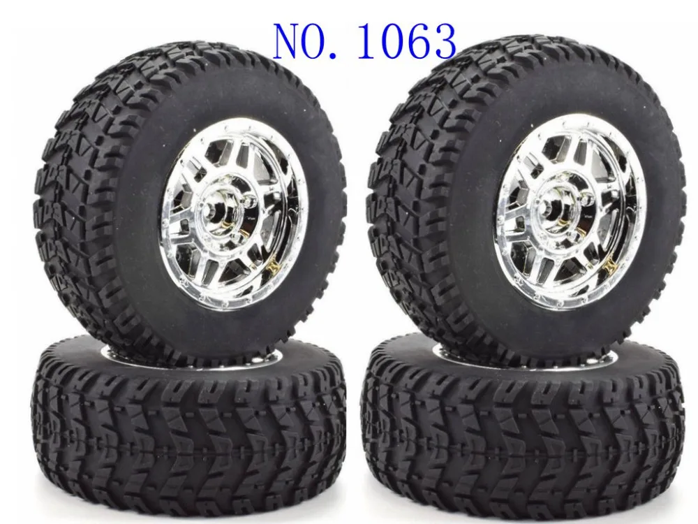 1: 10th внедорожные короткие автомобильные шины для Proline 1/10 BFGoodrich KR2 2," Rock Crawler шины(4) 1/10 Yeit 4 шт. для HPI WR8