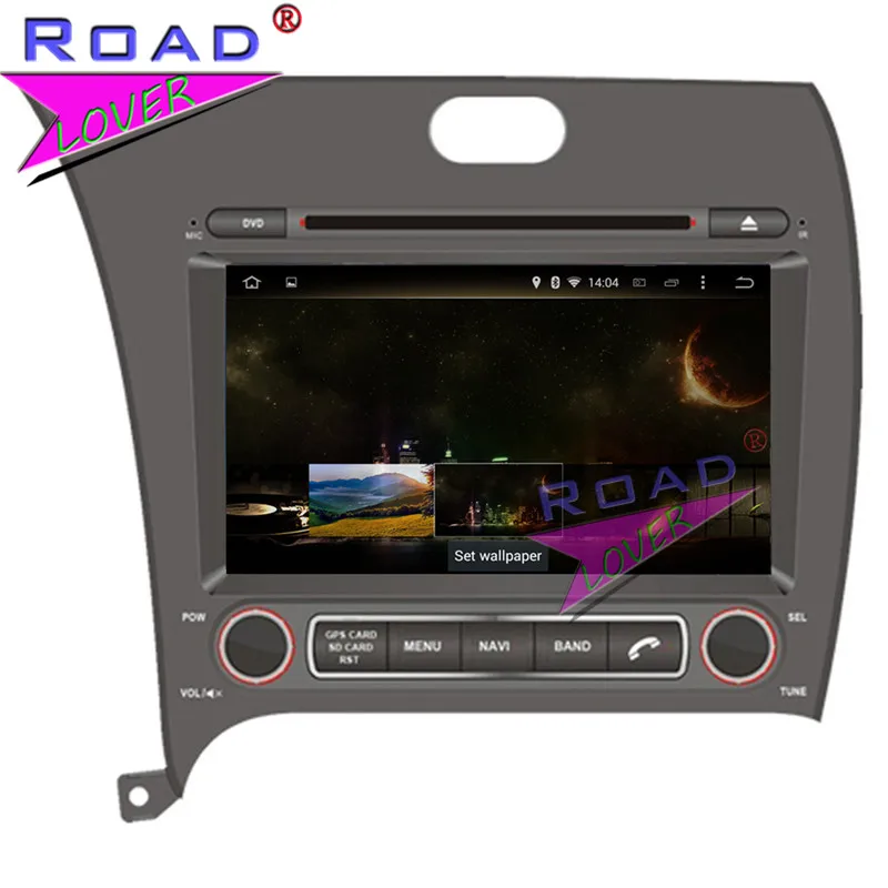 Roadlover Android 9 0 Автомобильный мультимедийный dvd-плеер радио для KIA Cerato K3 Forte 2013-Стерео