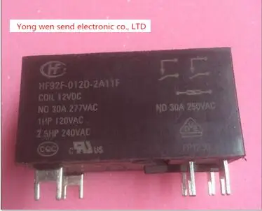 Новое реле HF92F-012D-2A11F HF92F-012D-2A11F-12VDC HF92F012D2A11F-12VDC HF92F-012D, 12 В постоянного тока, 12 В постоянного тока, DIP 2 шт./лот