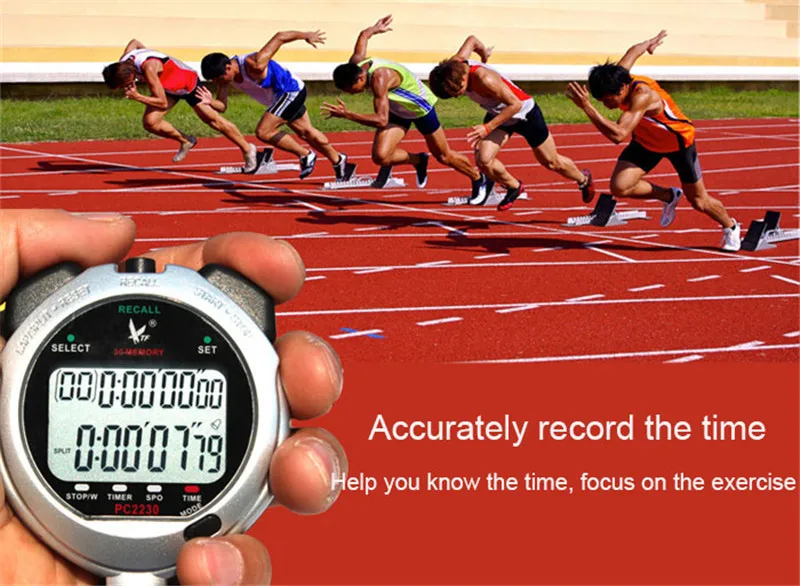 

Stopwatch for Men Digital Professional Stopwatch Chronograph Digital Sport Counter Timer Professional Athletics Stopwatch PC2230