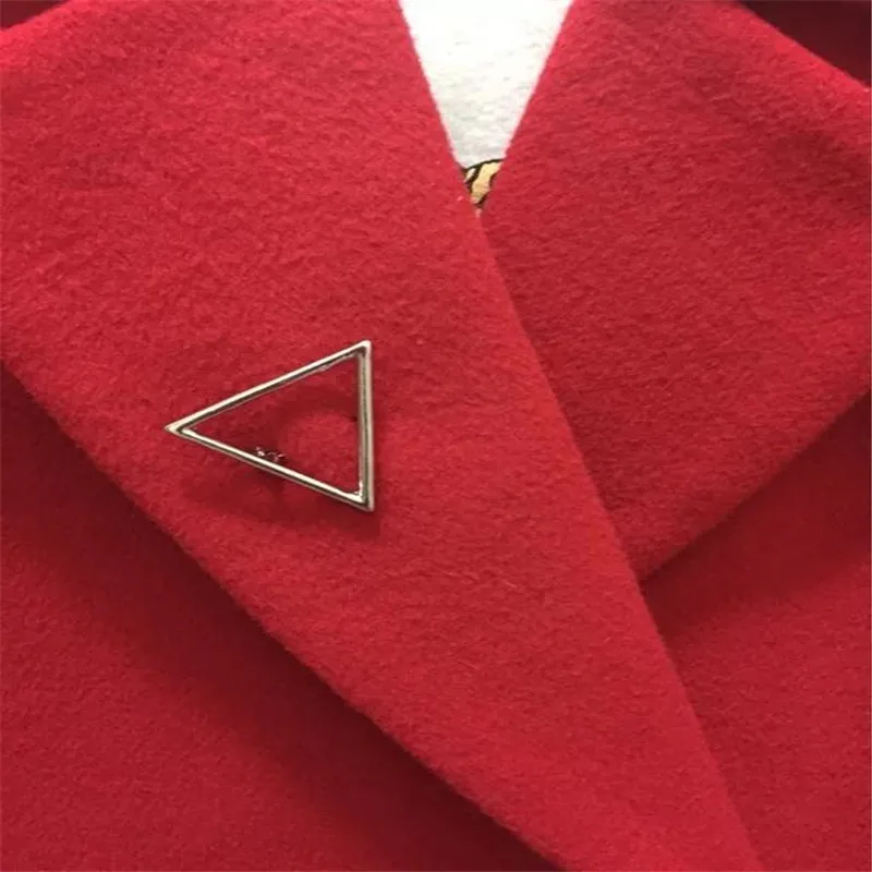 Модная Мужская и Женская Геометрическая брошка Круглый треугольный знак из
