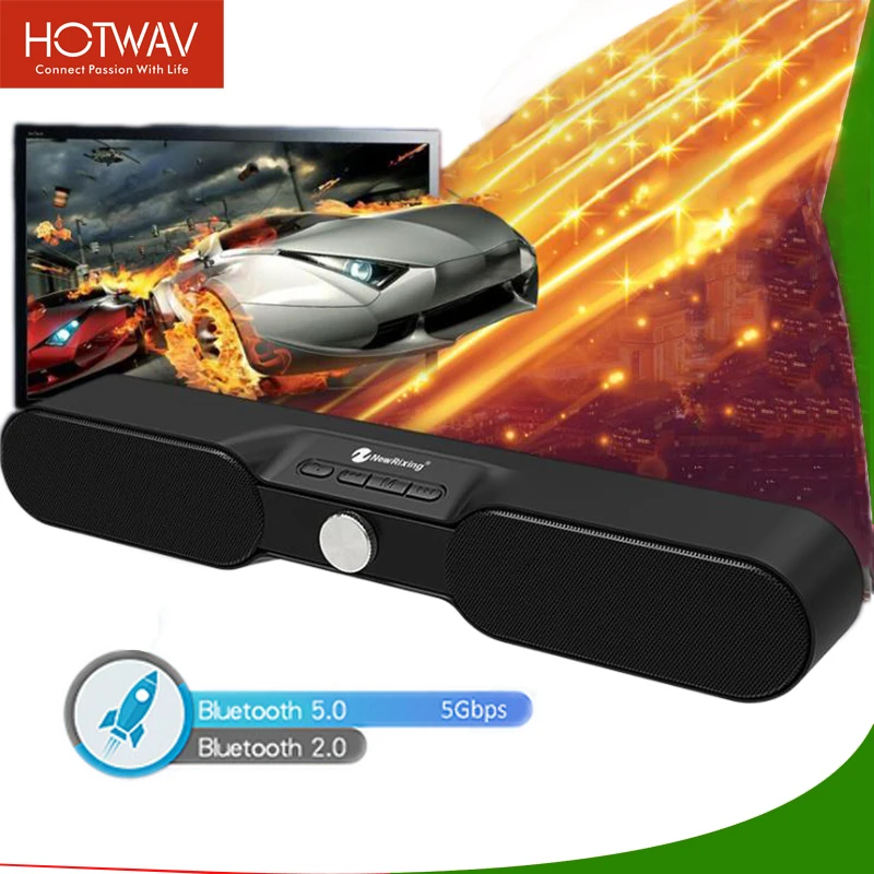 Колонка HOTWAV Bluetooth музыкальный центр с сабвуфером автомобильное радио