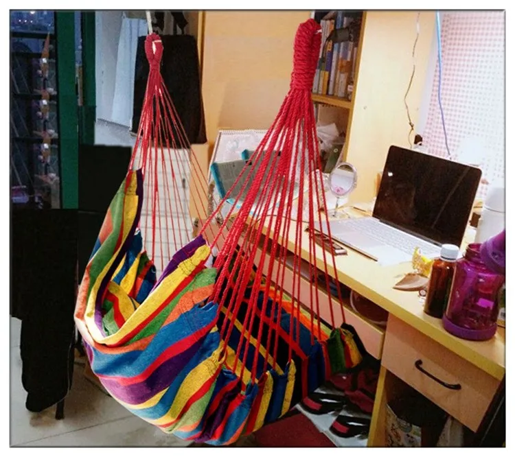 Новинка холст гамак для взрослых крытая качающаяся люлька уличное кресло