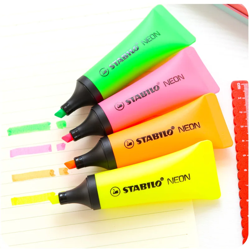 

16 pcs/Lot Color highlighter pen Toothpaste marker Fluorescent tip liner Stationery Office accessories School supplies EB826