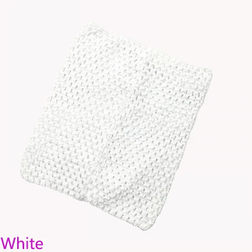 White 20x23 см вязаные топы-пачки для малышей, топы-пачки для душа, эластичные топы-пачки на груди, одежда для шитья, трикотажная ткань, подарки для детей на день рождения - Цвет: White