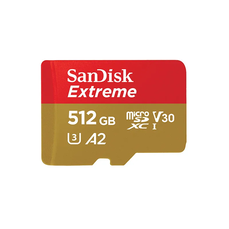 512GB Карта памяти SanDisk MicroSD 16 ГБ 32 ГБ 64 Гб 128 ГБ 256 Гб 400 ГБ 512 Гб MicroSD U3 A2 V30 TF карта cartao de memoria - Емкость: 512GB