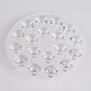 10 шт. 18 Вт высокое Мощность LED оптические линзы сиамские близнецы объектив 110 мм x 11 мм высокой Мощность светодиодные бусы привело аксессуары