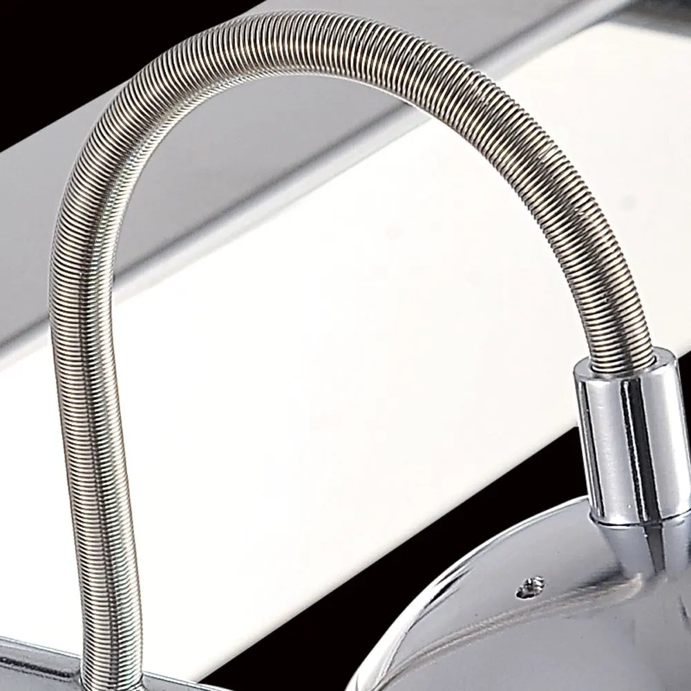 Современные хромированные светодиодные настенные лампы для Ванной Акриловый