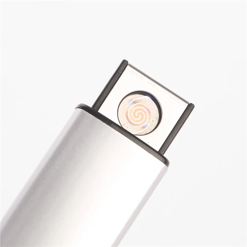 Лидер продаж USB зажигалка перезаряжаемая Электронная металлическая