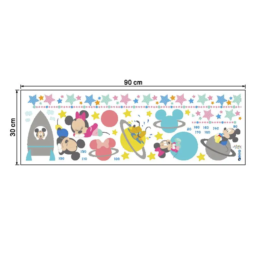 Disney cute cartoon children's room stickers Kindergarten height Mickey star | Игрушки и хобби